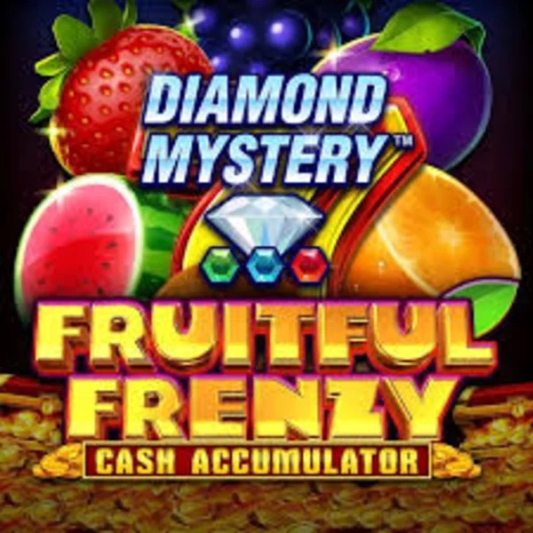 Diamond Mystery Fruitful Frenzy Cash Accumulator slot visual from Greentube available on sportsbyline1.com